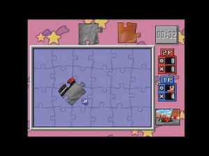 Jigsaw World Gameplay (PS1)