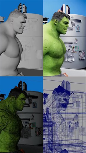 How to make a Big Bang (Baby Hulk version) 🤣 _shorts#hulkvsspidayvshulkwomen #tungtungsahur #hulkanimation