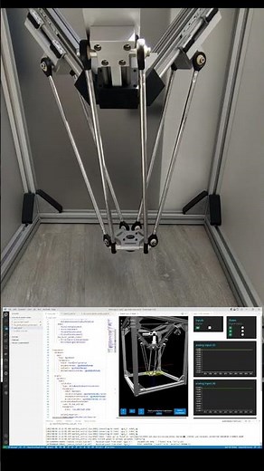 IGUS delta robot with low speed example movement