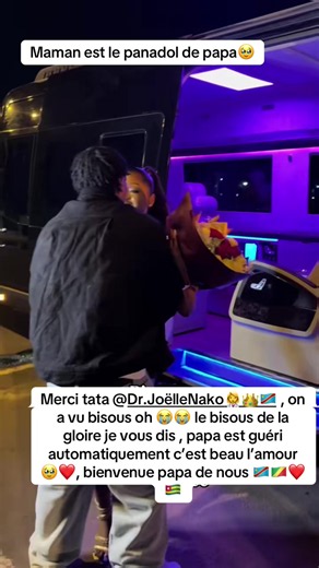 Merci tata Dr. Joëlle Nako — le bisou qui guérit papa