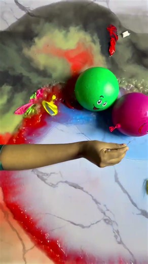 Letter O Colourful Balloon Orbeez Popping #poppballons #asmr #balloongame