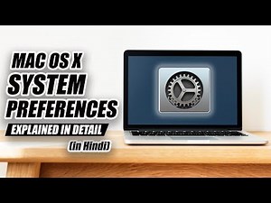 How To Use A Macbook Pro or a Macbook Air in Hindi - How to use system preferences settings on a Mac