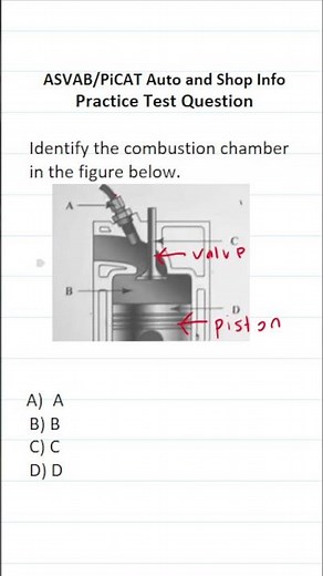 ASVAB/PiCAT Automotive and Shop Info Practice Test Question #acetheasvab with #grammarhero
