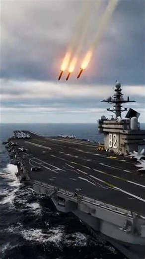 Missiles Strike an Aircraft Carrier! 🚢💥🚀