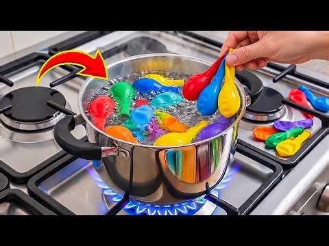 Don’t Throw Away Old Balloons! Boil Them and Be Shocked by the Results! | Creation Invention