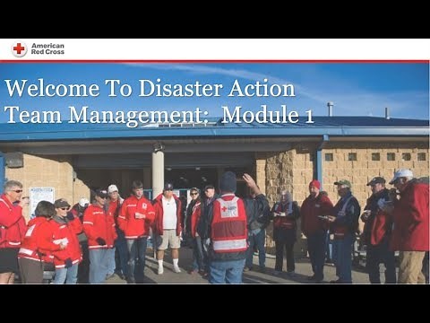 Disaster Action Team Management - Module 1