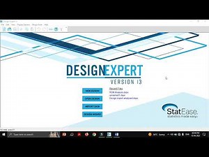 Design Expert Custom Design Tour