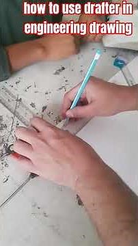 how to use drafter in engineering drawing