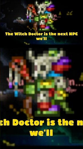 How to UNLOCK the WITCH DOCTOR in TERRARIA #terraria #lost #terrariamemes #terrariapc #terrariahelp
