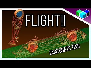 THE FIRST FLYING MACHINE! | Poly Bridge 2 PolyTech