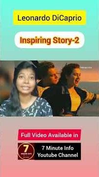 #shorts Leonardo Dicaprio Life History-2 | Titanic Movie | Dicaprio Movies | Inception Movie | Tamil