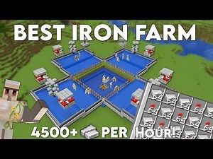 How to Build the Best Iron Farm in Minecraft Java 1.20.7+ | 4.5K Iron/Hour!