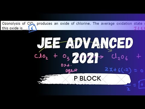JEE ADVANCED 2021 SOLUTIONS - Ozonolysis of ClO2 produces an oxide of chlorine. The average oxidat