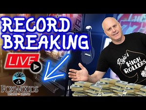 🔴 The Largest High Limit Slot Play Ever Recorded Live at Foxwoods Casino!
