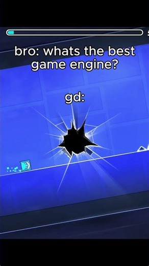 the best game engine i swear 😭#geometrydash #shorts