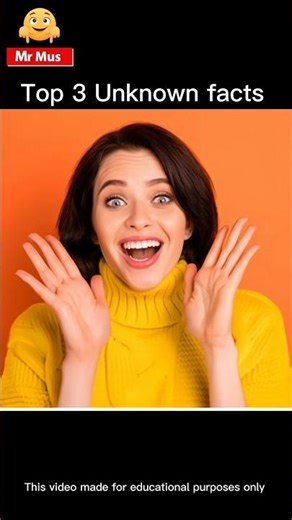 🥰Top 3 Unknown facts.! | #shorts #viral #trending