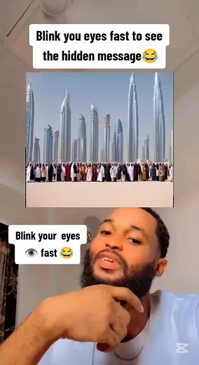 Eye Tricks: Blink Fast to Uncover Hidden Messages