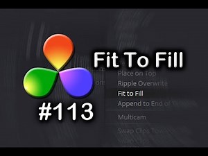 DaVinci Resolve Tutorial: How To Use The Fit To Fill Function