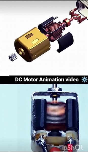 How dc motor works 3d animation #dc moter # ytshorts #Abc experiment