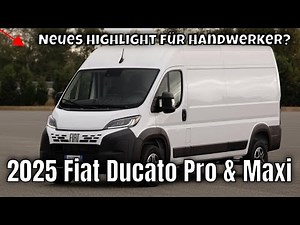 Fiat Ducato 2025: New features & Easy Pro version in detail | the facts