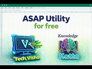 ASAP Utilities Excel Add-In | Free Tool to Save Time in Excel | Full Tutorial