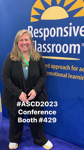 #responsiveclassroom #ASCD2023 #ascdannualconference #schooleaders | Responsive Classroom