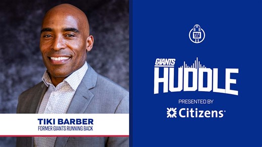 Giants Huddle | Tiki Barber