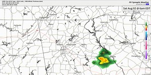 Latest high-resolution model is showing scattered showers and thunderstorms flaring this afternoon and will likely linger into the overnight hours before subsiding late. | North Georgia Majestic Weather