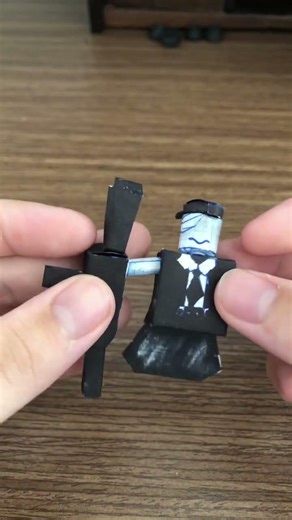 How to make john doe noir skin #forsaken #papercraft