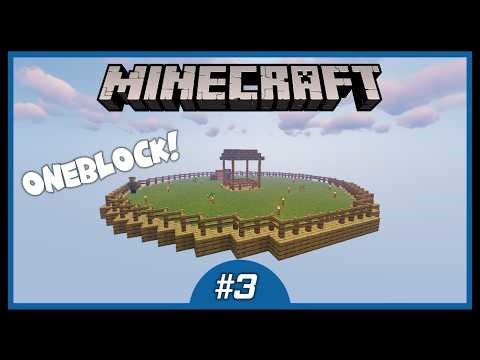 Minecraft OneBlock | Phantoms Attack, Tool Upgrades & Building! [Episode 3]