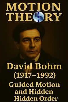 David Bohm (1917–1992) - Guided Motion and Hidden Order