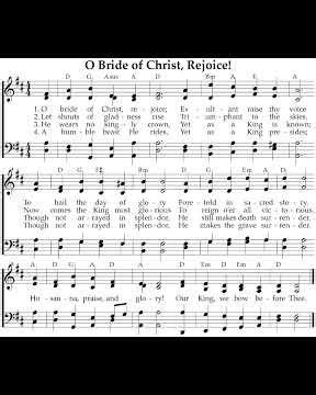 O Bride of Christ, Rejoice! - WO SOLL ICH FLIEHEN HIN - Treasury 870