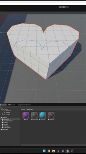 Oyun Yapcam 25: 14 Şubat Özel, Unity ProBuilder ile Kalp Şekli Yapımı #unitytürkçe #unity