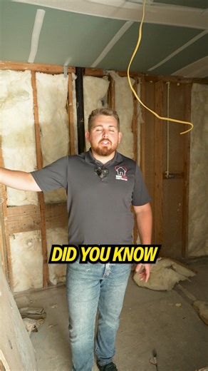 DID YOU KNOW? When you take an exterior block wall and turn it into an interior wall you have to add these little furring strips! This is for multiple reasons. #constructionproject #homerenovation #behindthescenes #takealook #themoreyouknow #constructionlife | Home Love Construction