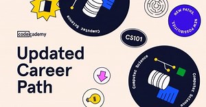 One of our most popular Paths is transforming, starting with CS101: Introduction to Programming. Learn to think and code like a professional with our Computer Science Career Path. https://bit.ly/3f1dVE3 | Codecademy