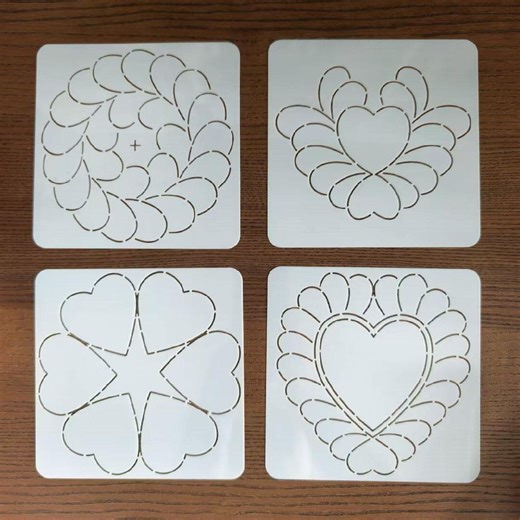 Quilting Stencils, 4 PCS PET Sewing Templates, Japanese Quilt Design - Etsy