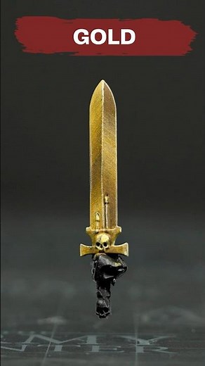 Warpaints Fanatic | How to paint Non-Metallic Metal (NMM) Gold