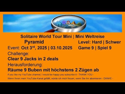 World Tour Mini - Pyramid #9 Hard | Oct 3rd, 2025