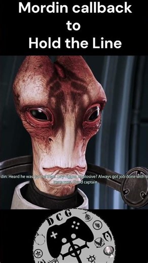 ME2 Mordin callback on Hold the Line #masseffectlegendaryedition #masseffect2