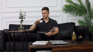 WLIVE Side Table, C Shaped End Table for Couch, Sofa and Bed, Large Desktop C Table for Living Room, Bedroom, Creamy White