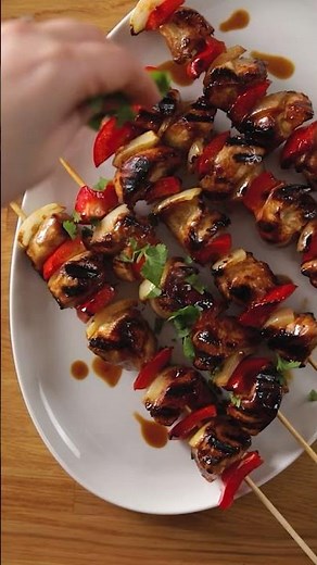 Honey Garlic Chicken Skewers