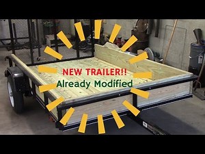 Upgrades to a wire mesh carry on brand trailer
