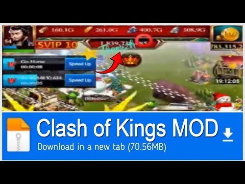 Download Clash of Kings (MOD, Unlimited Gold/Resources) free on android