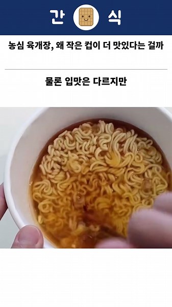 Nongshim Yukgaejang: Why does the small cup taste better?