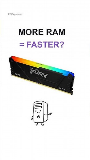 Will More RAM Actually Make Your PC Faster? #cpu #gpu #pcgaming #ram #pcexplained #pcbasics