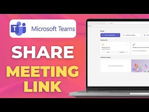 How to Create & Share a Meeting Link in Microsoft Teams
