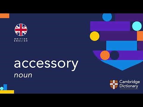 How to pronounce accessory | British English and American English pronunciation