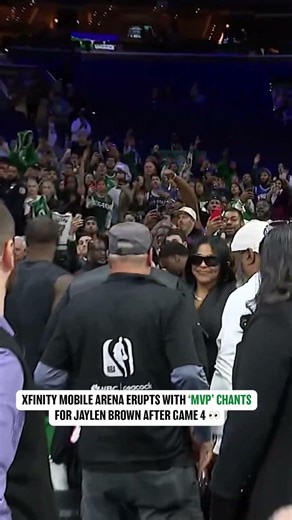 Xfinity Mobile Arena ERUPTS with 'MVP' chants for Jaylen Brown