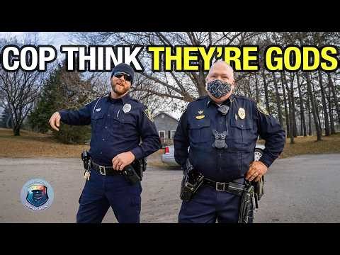 Shocking! Entitled Crazy Cop Fails First Amendment Audit During ID Refusal | Corrupt Cops Caught