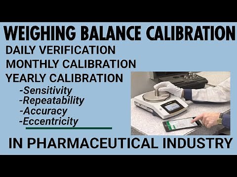 CALIBRATE Your Weighing Balance #weighingbalance #balance